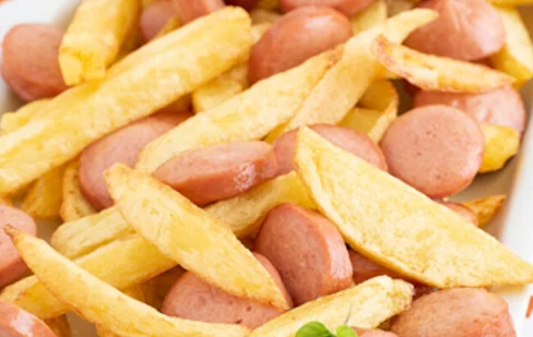 Wurstel con patatine fritte | Mario's - Focacceria Paninoteca