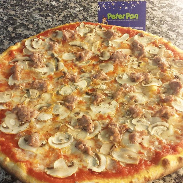 Funghi e Salsicia | Pizzeria Peter Pan