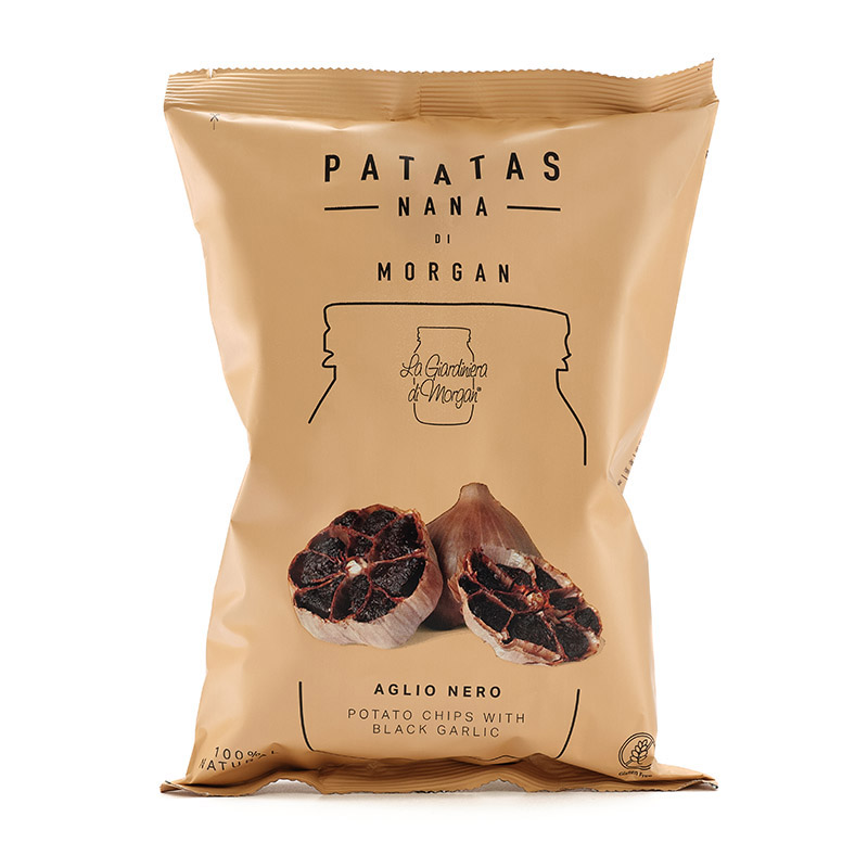 Patatas nana di morgan aglio nero 100 g | Pizza Buona 
