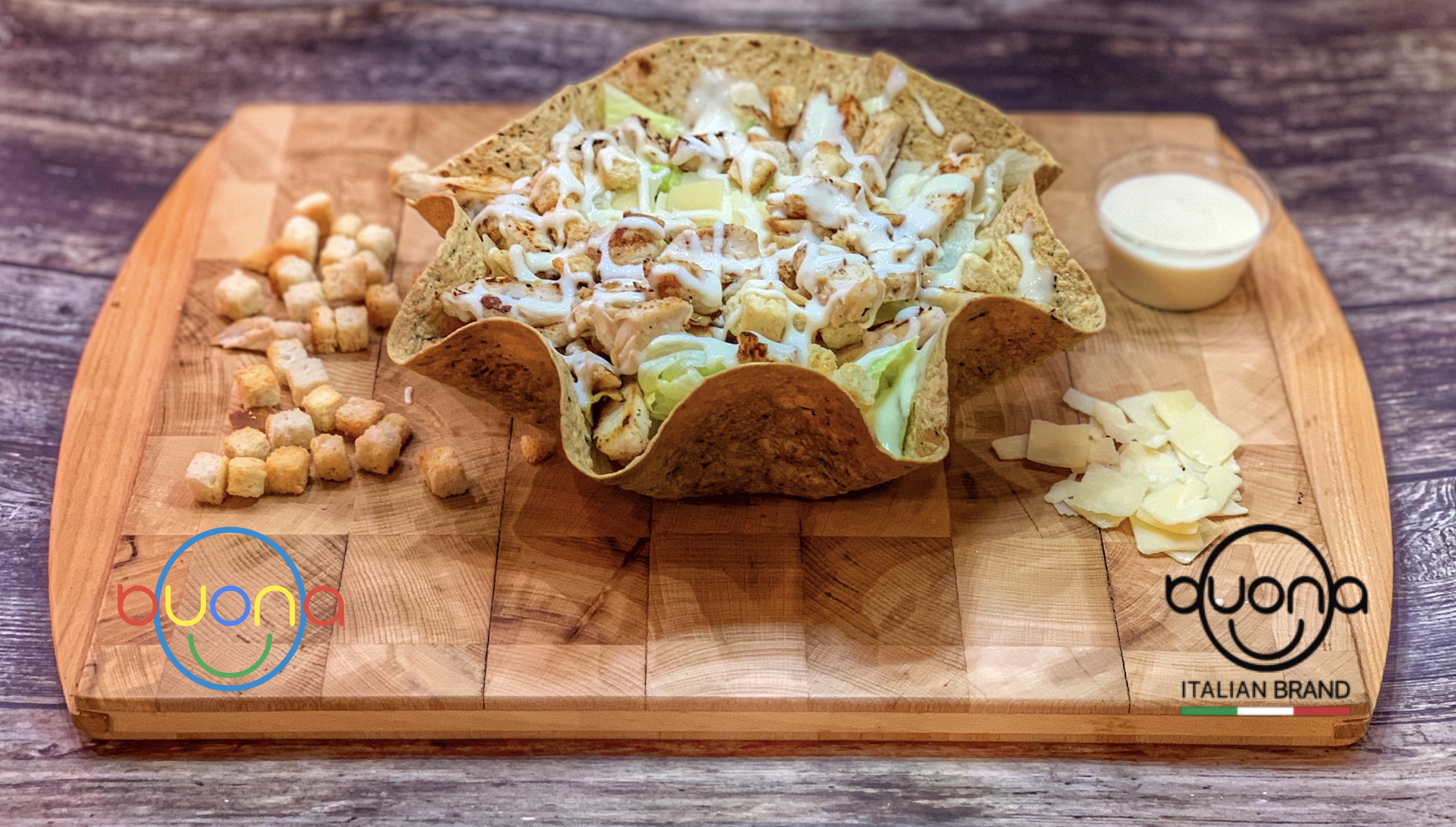 Piada Salad - Cesar | La Buona Piada