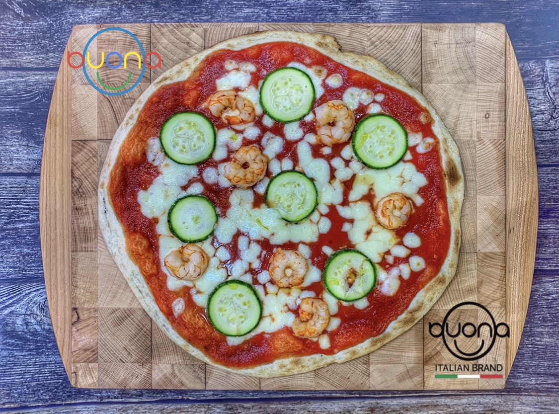 Piadizza gamberi e zucchine (180gr) | La Buona Piada