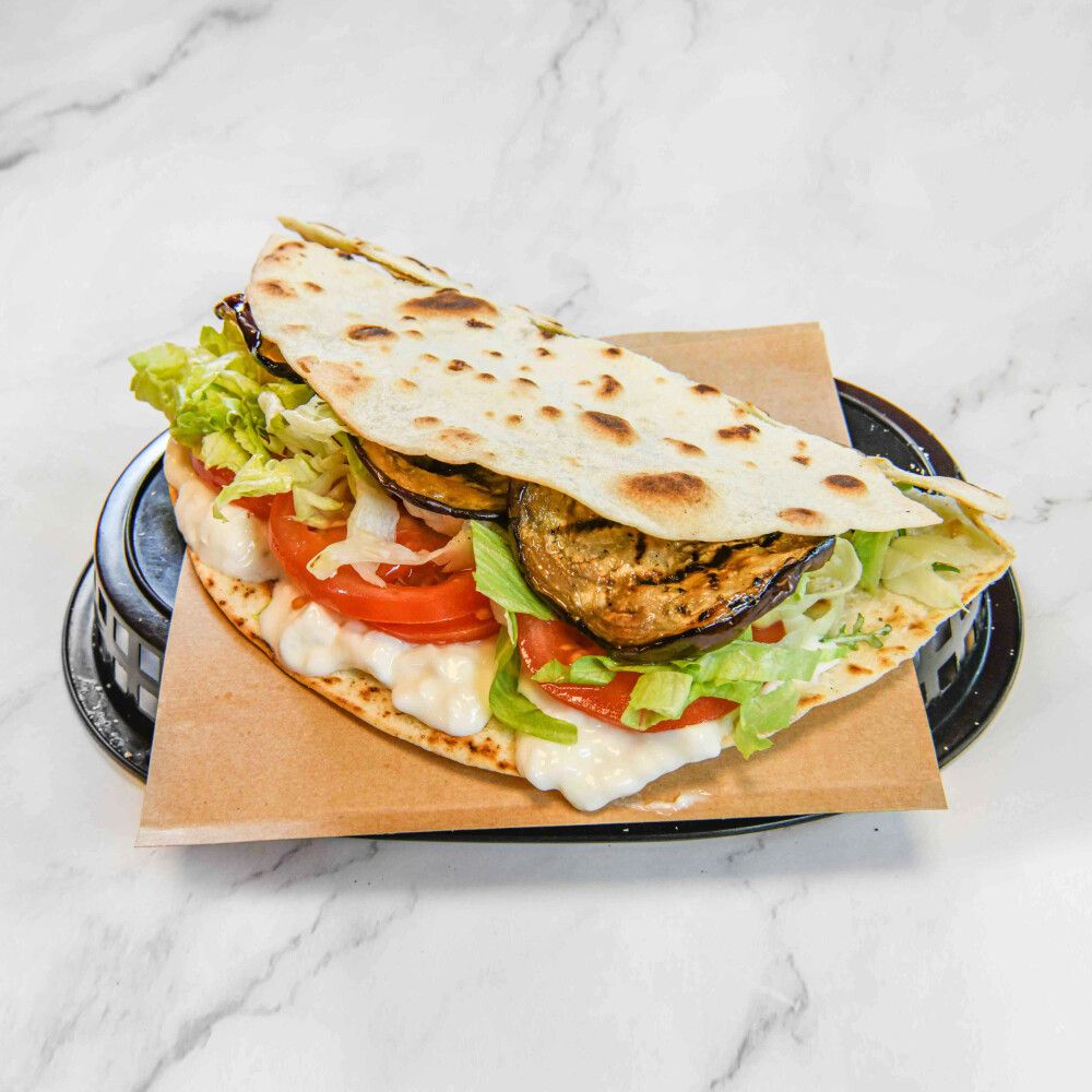 Piada artigianale con melanzane alla griglia | Crusco Burger & Co.