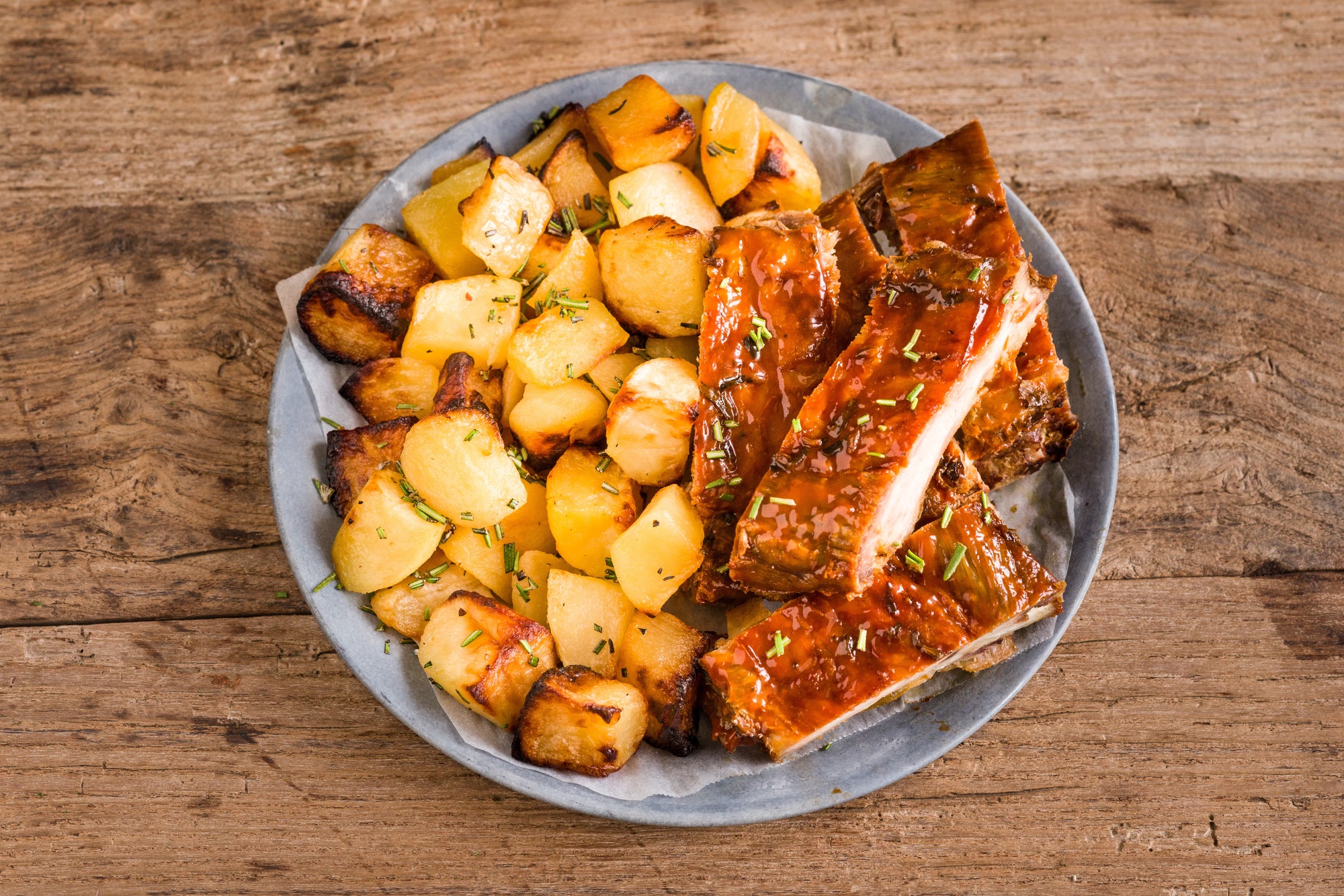 Costine Bbq e Patate | Pollo & Friends Rimini Euterpe