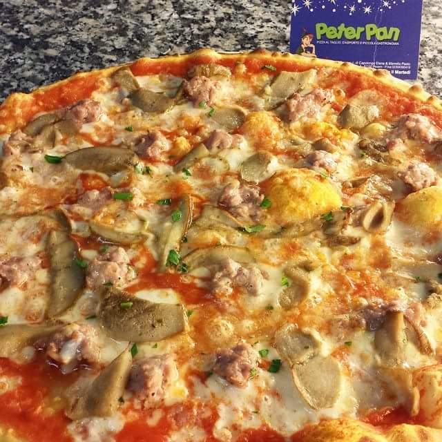 Porcini e salsiccia | Pizzeria Peter Pan