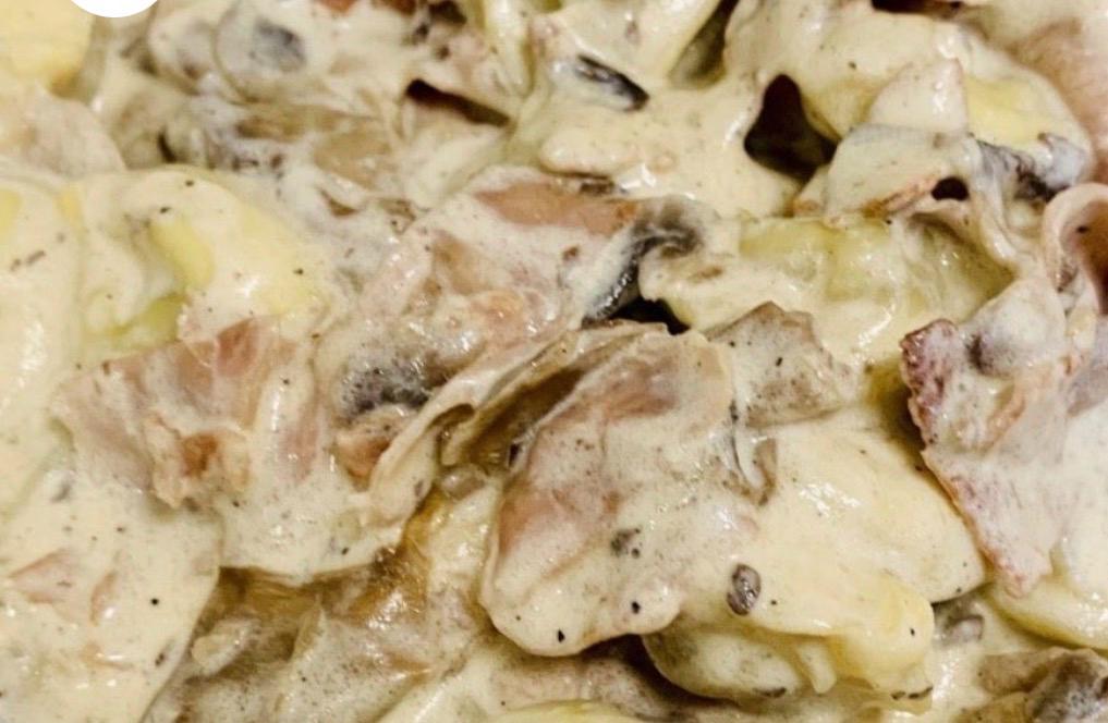 Tortellini boscaiola | La Buongustaia al mare