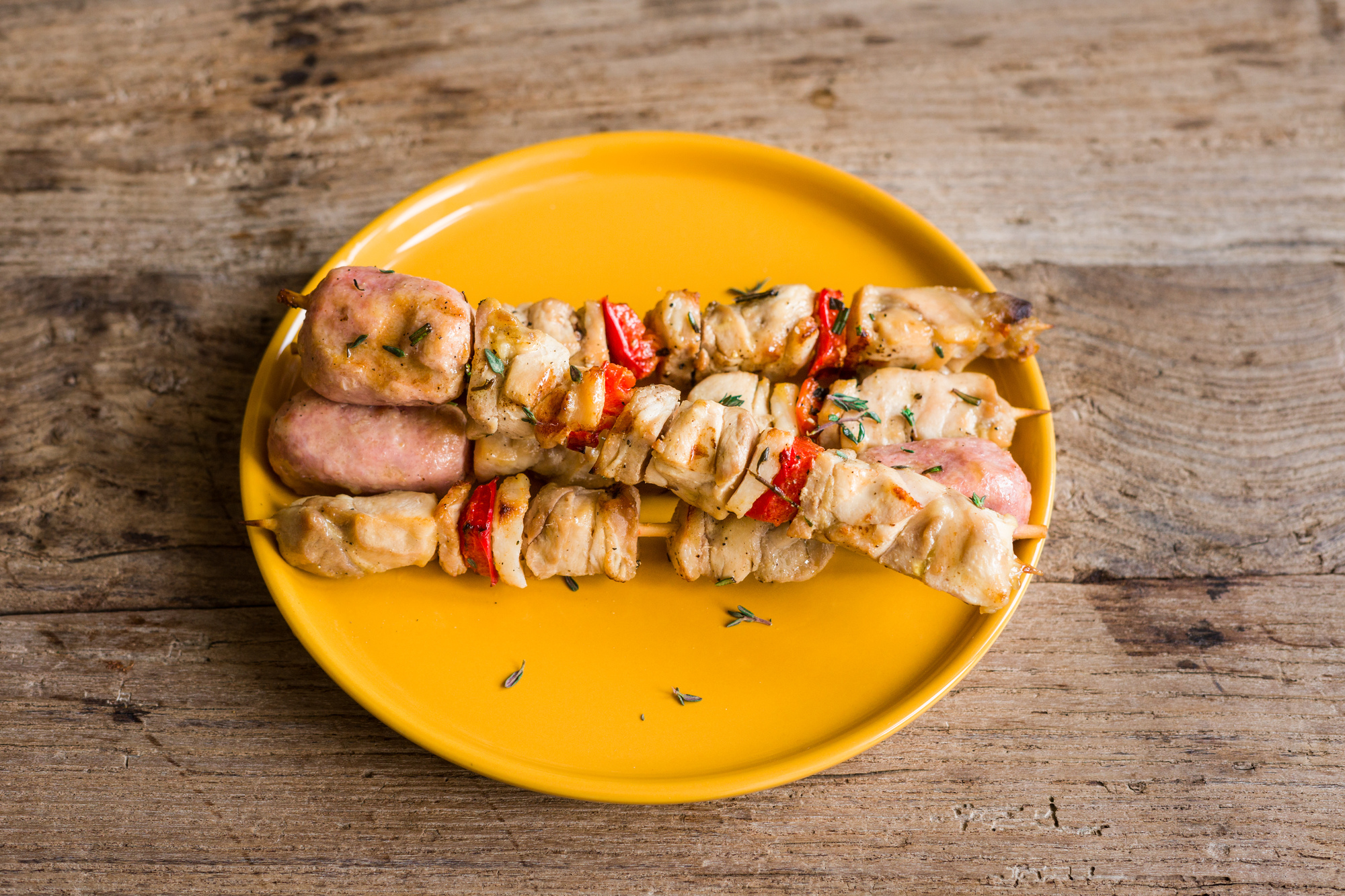 1 Spiedino di Pollo al Timo e Rosmarino | Pollo & Friends Rimini Euterpe