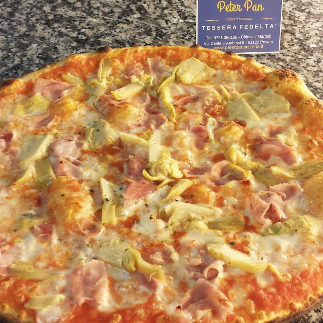 Cotto a.q. e Carciofini | Pizzeria Peter Pan