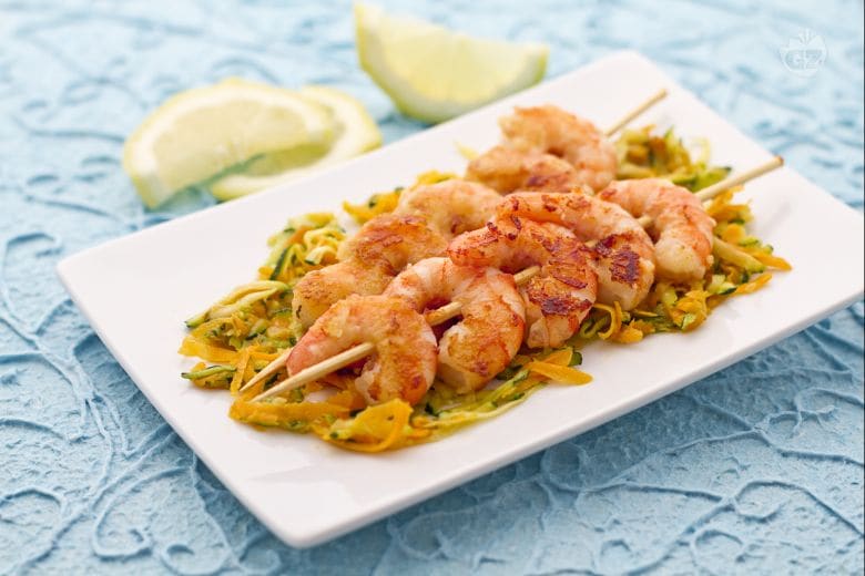 146. SPIEDINI DI GAMBERI 2 spiedini  | Ristorante Anami