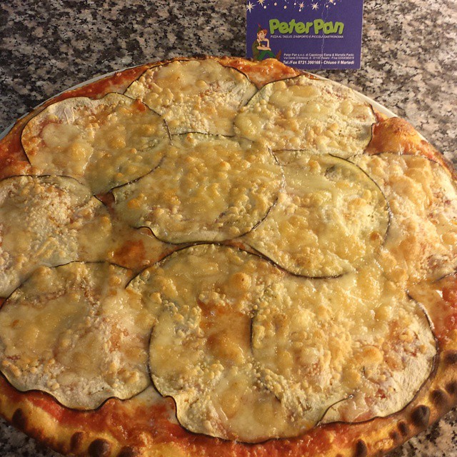 Fossa DOP e melanzane | Pizzeria Peter Pan