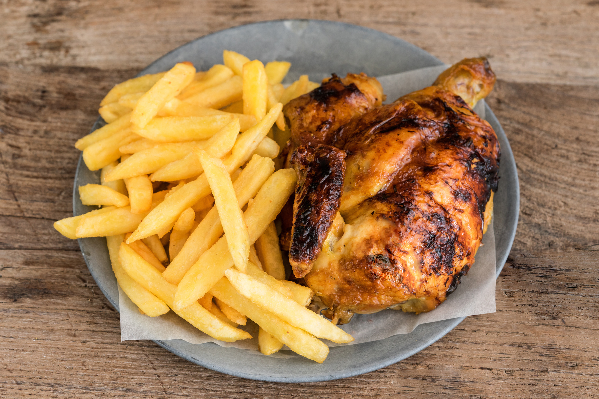 Mezzo Pollo al Girarrosto e Patatine Fritte | Pollo & Friends Riccione Il Boschetto