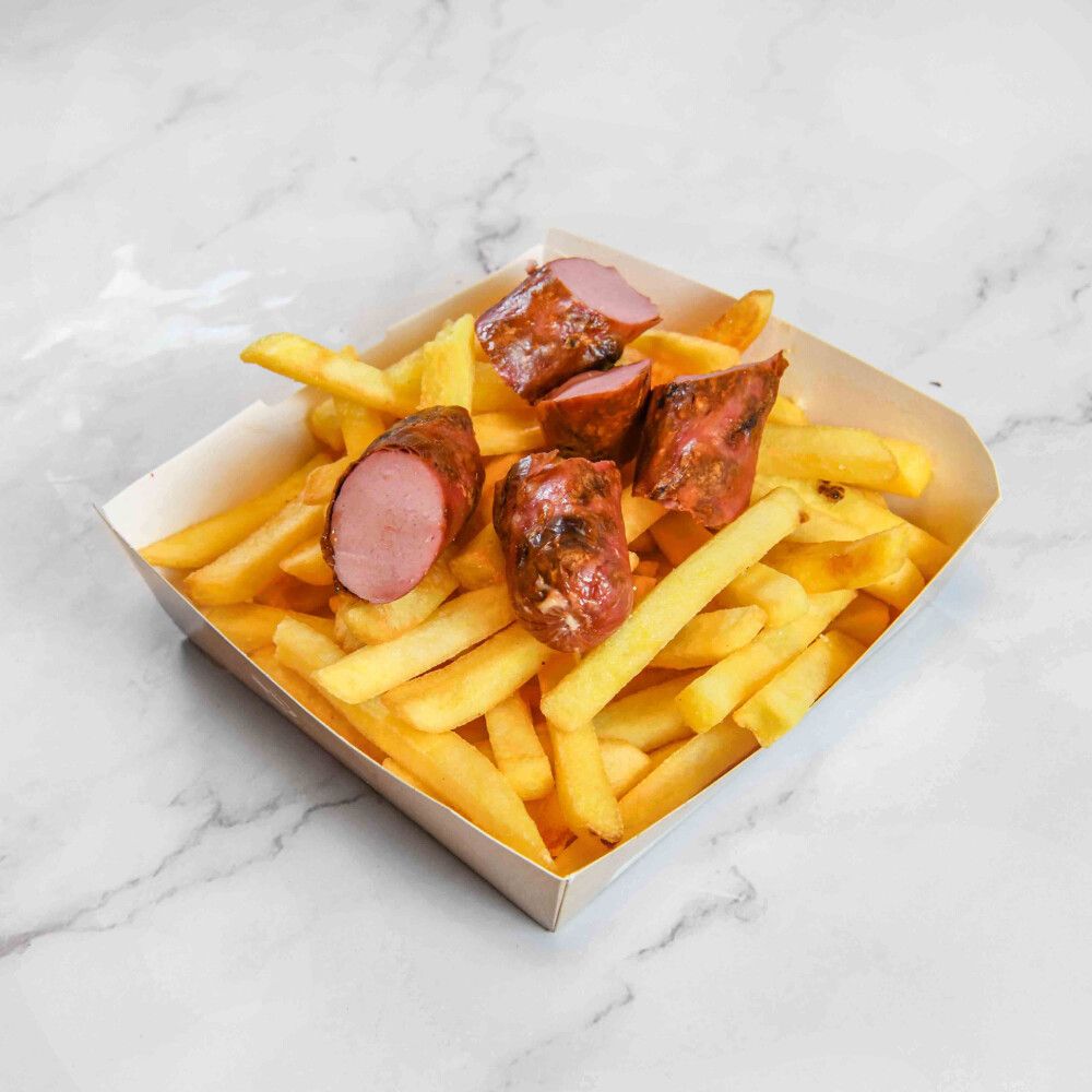 Patatine con würstel | Crusco Burger & Co.