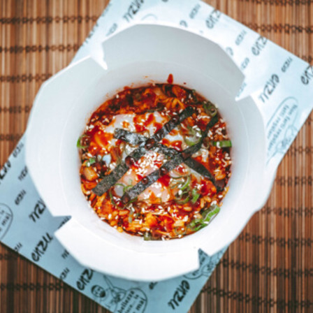 Riso Saltato in Wok Coreano con Bacon | Enzu Rimini