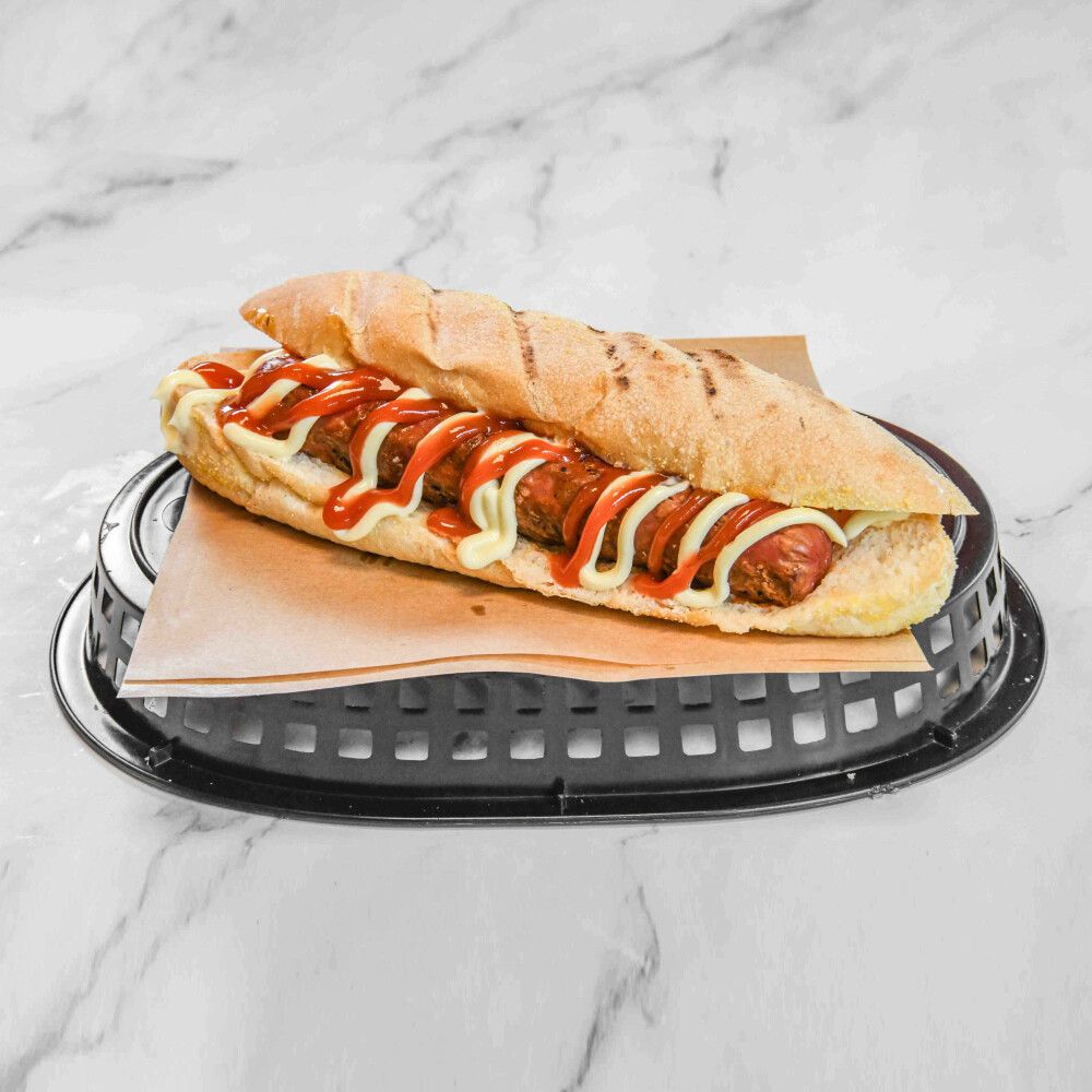 Hot dog würstel, mayo & ketchup | Crusco Burger & Co.