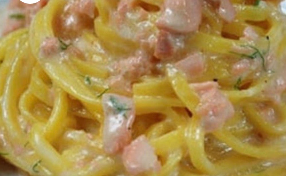Tagliolini con salmone | La Buongustaia al mare