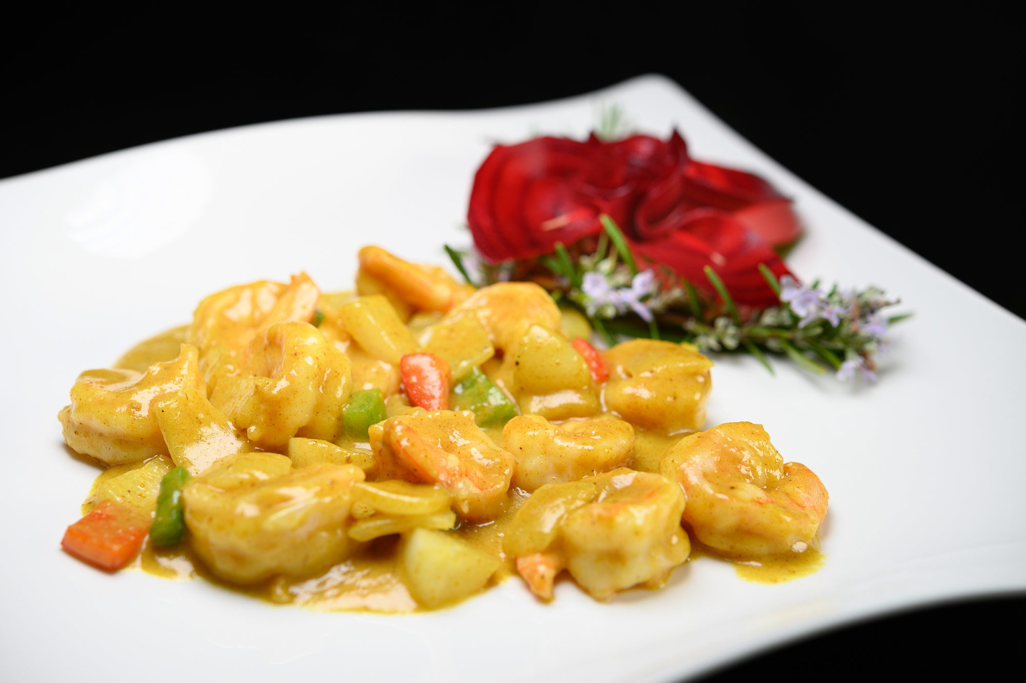 153.GAMBERI AL CURRY | Ristorante Anami